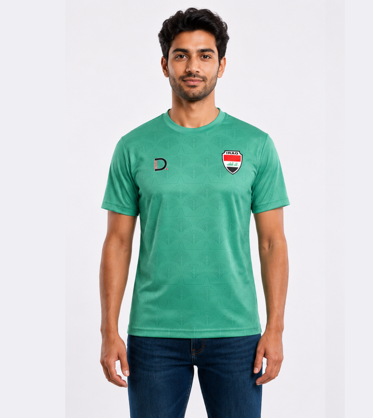 Iraq Football Kit – Interlock Fabric