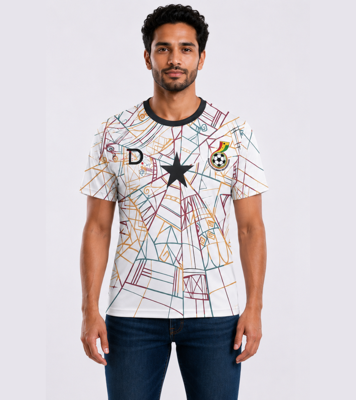 Ghana Football Kit – Interlock Fabric
