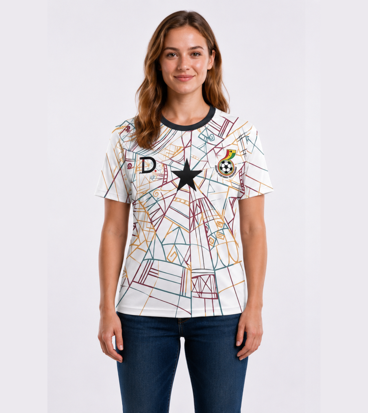 Ghana Football Kit – Interlock Fabric