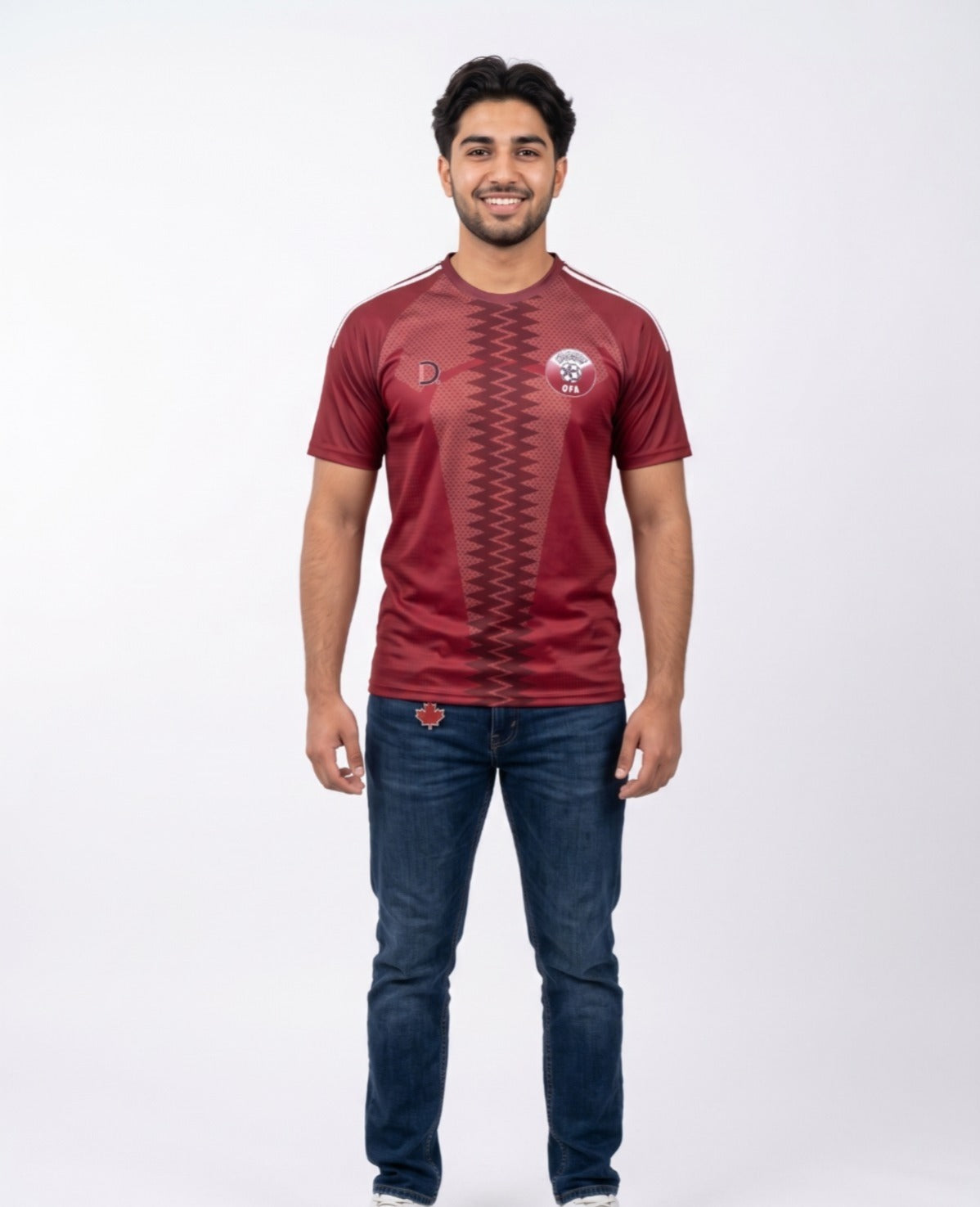 Qatar Football Kit – Interlock Fabric
